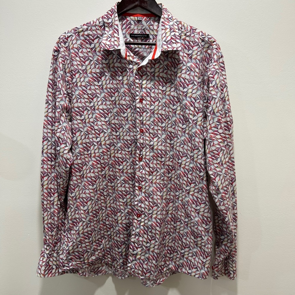 Visconti Signature xl pattern button down‎